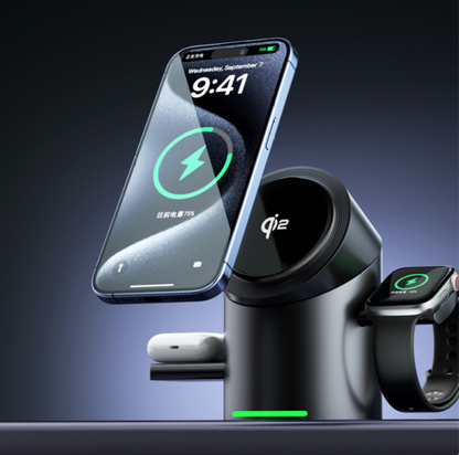 3-in-1 Magnetic Wireless Charging Stand